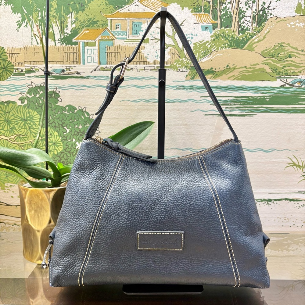DOONEY & BOURKE - EUC Vintage Blue Leather Shoulder Bag